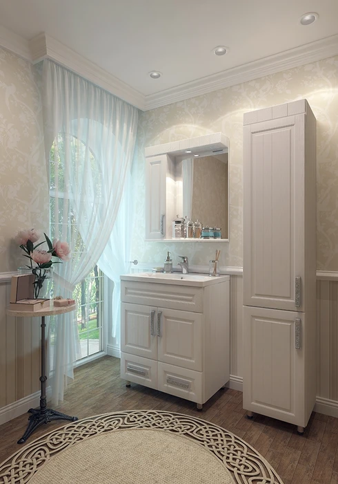 70 Тумба "Парадиз 70" (ум. Фостер 700, COMO 700), цвет белое дерево EG010586