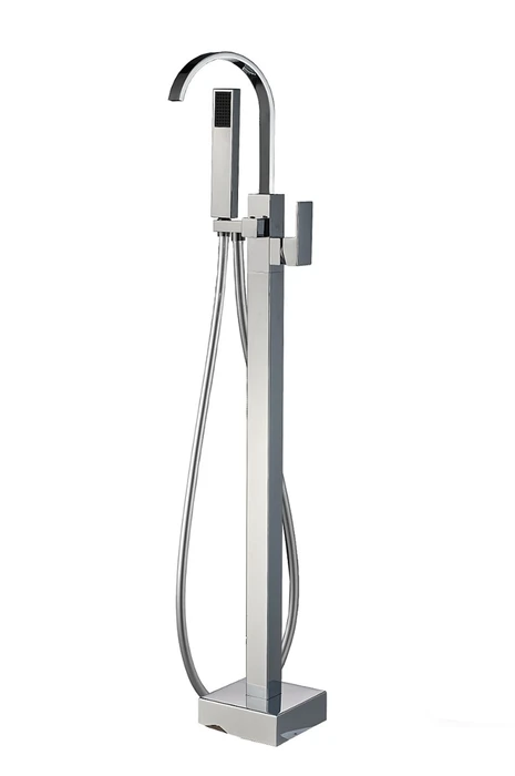 Напольный смеситель Капелла, хром, латунь, EvaGold EG400098