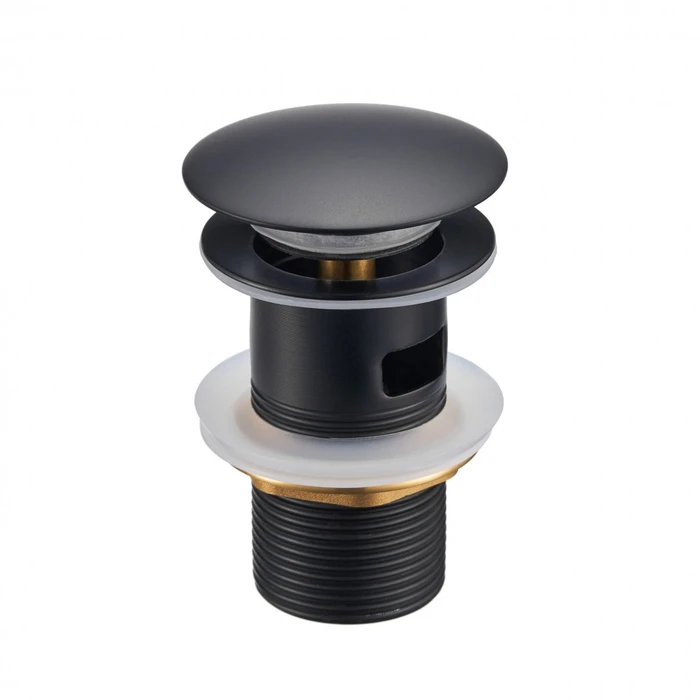 Клапан донный для раковины MILACIO Ultra 050, MCU.050.MB, чёрный матовый MCU.050.MB