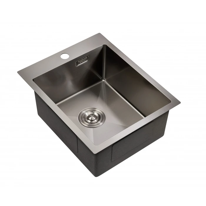 Мойка для кухни MILACIO Denia 41 Steel, MC.77469, вороненая сталь MC.77469