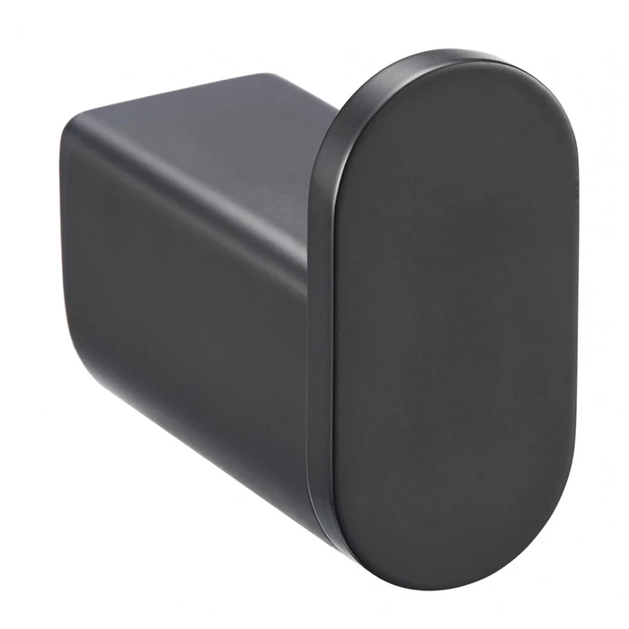 Крючок для полотенца MILACIO Ultra ,MCU.960.MB, одинарный, чёрный матовый MCU.960.MB
