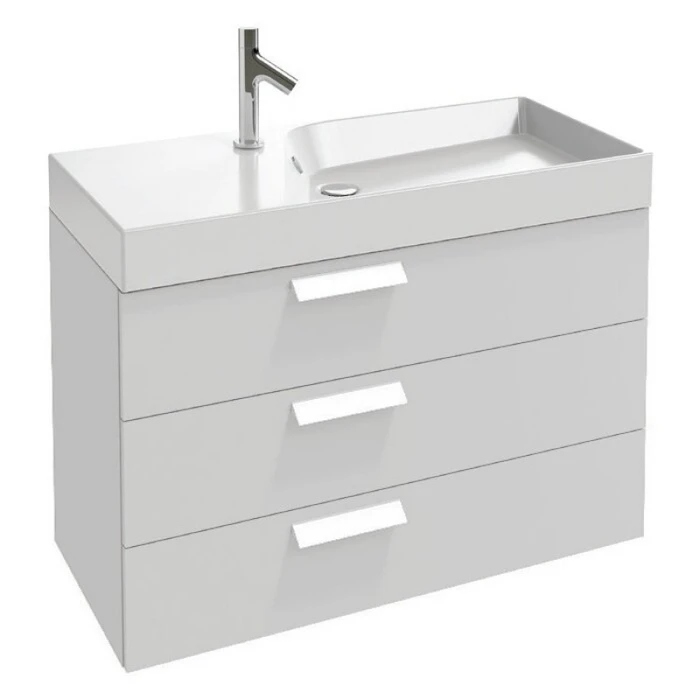 Тумба для раковины Jacob Delafon Rythmik EB1310-G1C, 100 см, цвет белый бриллиант EB1310-G1C