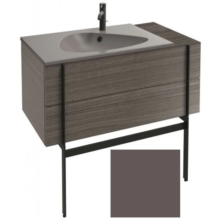 Тумба под раковину Jacob Delafon Nouvelle Vague 100 EB3031-S32, с выступом, цвет - светло-коричневый сатин EB3031-S32