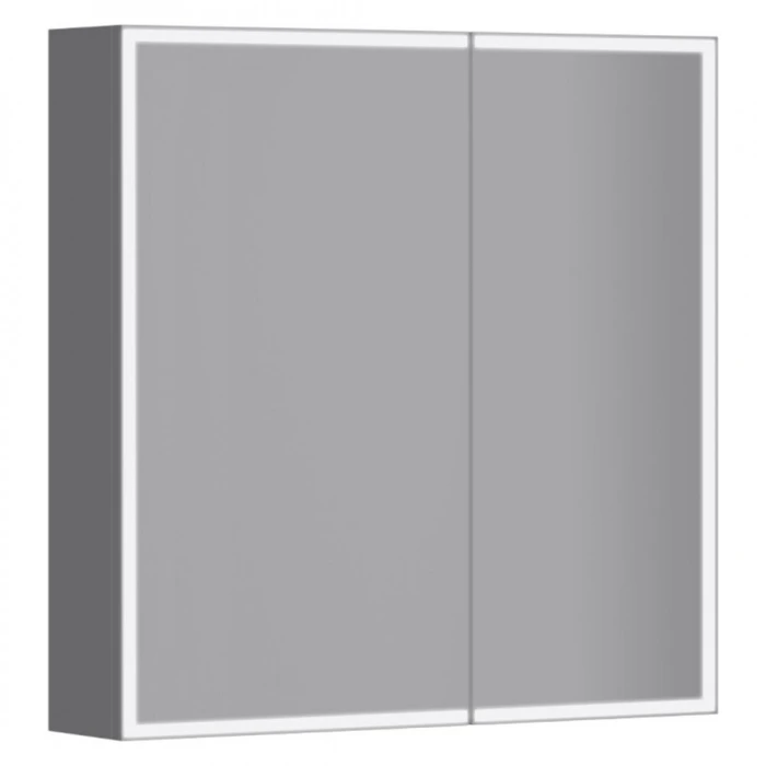 Зеркальный шкаф Jacob Delafon Parallel EB2293-NF, 60 см, LED подсветка, инфракрасный выключатель, цвет белый EB2293-NF