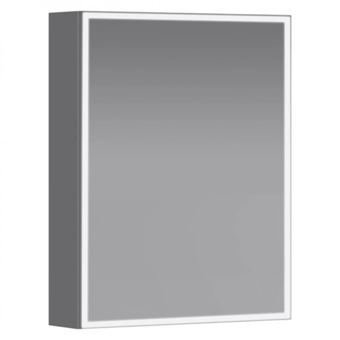 Зеркальный шкаф Jacob Delafon Parallel EB2294-NF, 50 см, LED подсветка, инфракрасный выключатель, цвет белый EB2294-NF