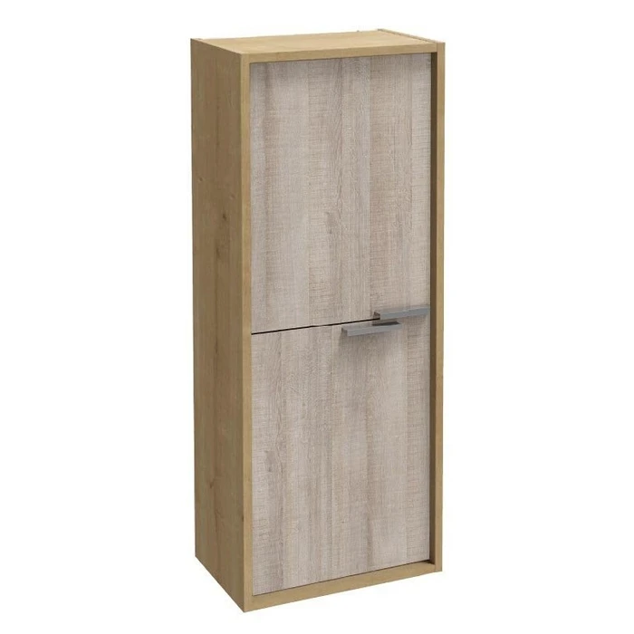 Шкаф-пенал Jacob Delafon Vivienne EB1510-E70-E71, 40 х 100 см, ручки хром, корпус арлингтонский дуб, фасад серый дуб EB1510-E70-E71