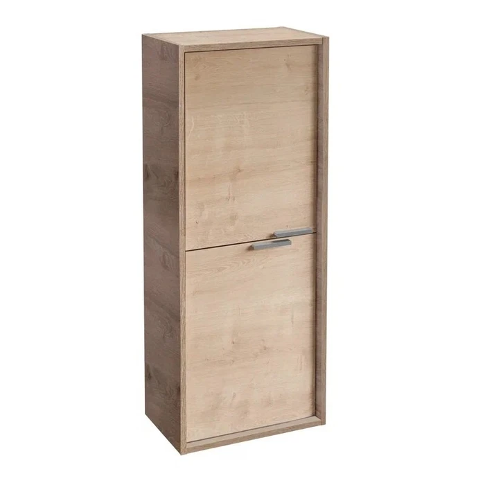 Шкаф-пенал Jacob Delafon Vivienne EB1665-E75-E75, 40 см, подвесной, ручки хром, корпус и фасад дуб давос натуральный EB1665-E75-E75