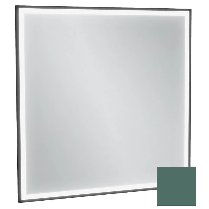 Зеркало Jacob Delafon Allure EB1435-S49, 80 х 80 см, с подсветкой, бесконтактным выключателем, лакированная рама эвкалипт сатин EB1435-S49