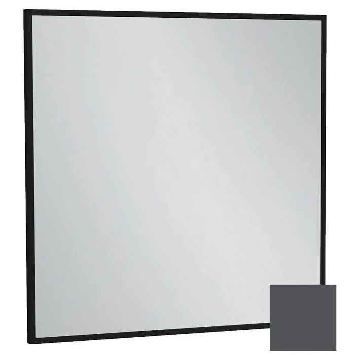 Зеркало Jacob Delafon Silhouette EB1423-S17, 60 х 60 см, лакированная рама серый антрацит сатин EB1423-S17