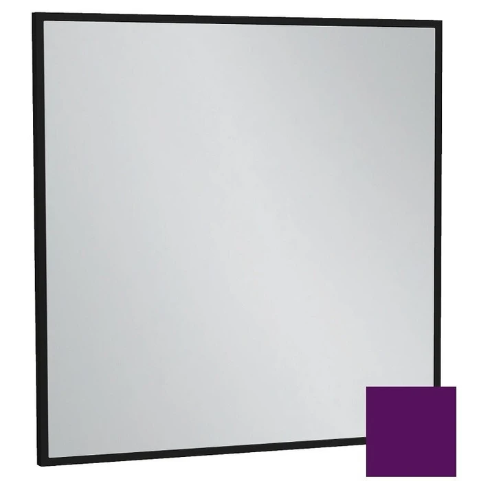 Зеркало Jacob Delafon Silhouette EB1423-S20, 60 х 60 см, лакированная рама сливовый сатин EB1423-S20