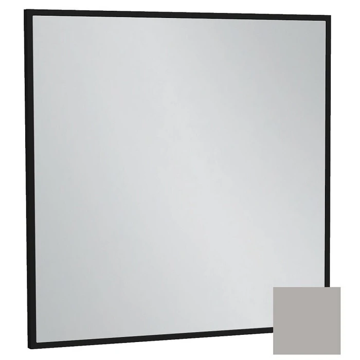 Зеркало Jacob Delafon Silhouette EB1423-S21, 60 х 60 см, лакированная рама серый титан сатин EB1423-S21
