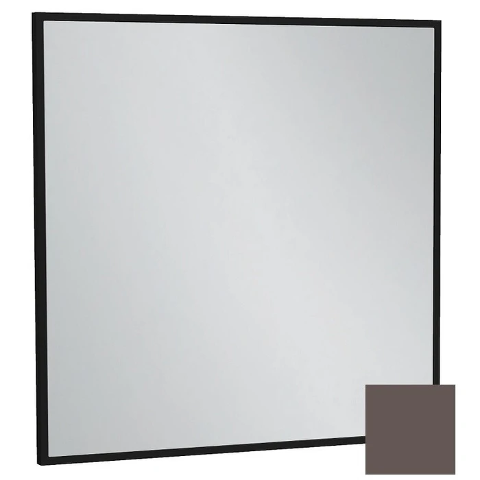 Зеркало Jacob Delafon Silhouette EB1423-S32, 60 х 60 см, лакированная рама светло-коричневый сатин EB1423-S32