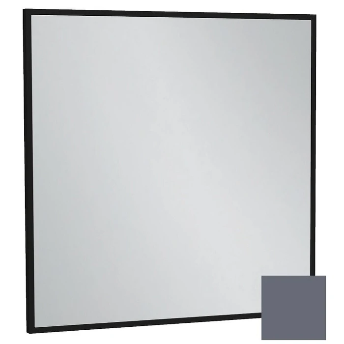 Зеркало Jacob Delafon Silhouette EB1423-S40, 60 х 60 см, лакированная рама насыщенный серый сатин EB1423-S40