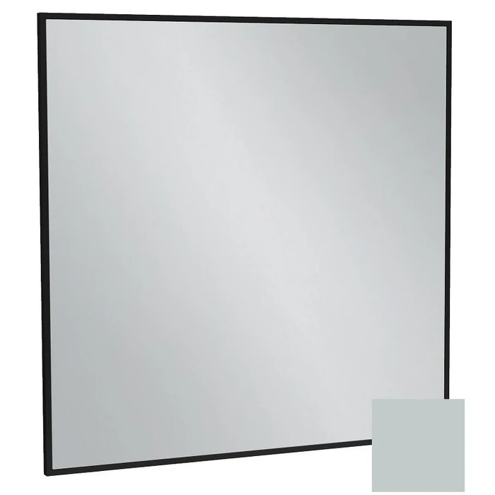 Зеркало Jacob Delafon Silhouette EB1425-S25, 80 х 80 см, лакированная рама голубой шторм сатин EB1425-S25