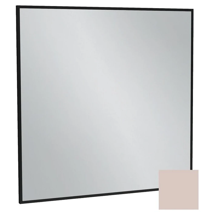Зеркало Jacob Delafon Silhouette EB1425-S42, 80 х 80 см, лакированная рама пыльная роза сатин EB1425-S42