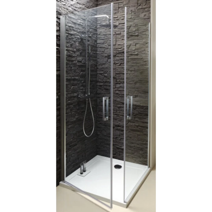 Душевой уголок Jacob Delafon Contra, 100 x 70 см, E22T101-GA/E22FT70-GA, с распашной дверью, профиль хром, стекло прозрачное E22T101-GA/E22FT70-GA