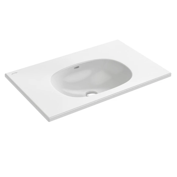 Раковина Jacob Delafon Bastille EXCB102-Z-00, 81 х 51.5 см, без отверстия для смесителя, цвет белый EXCB102-Z-00