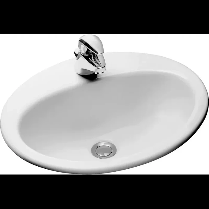 Раковина Jacob Delafon Ovale E1358-00, врезная сверху, 50 х 41,5 см E1358-00