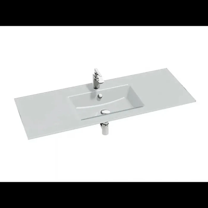 Раковина-столешница стеклянная Jacob Delafon VOX EB2101-DD1, 120 х 46 см, белая глянцевая EB2101-DD1