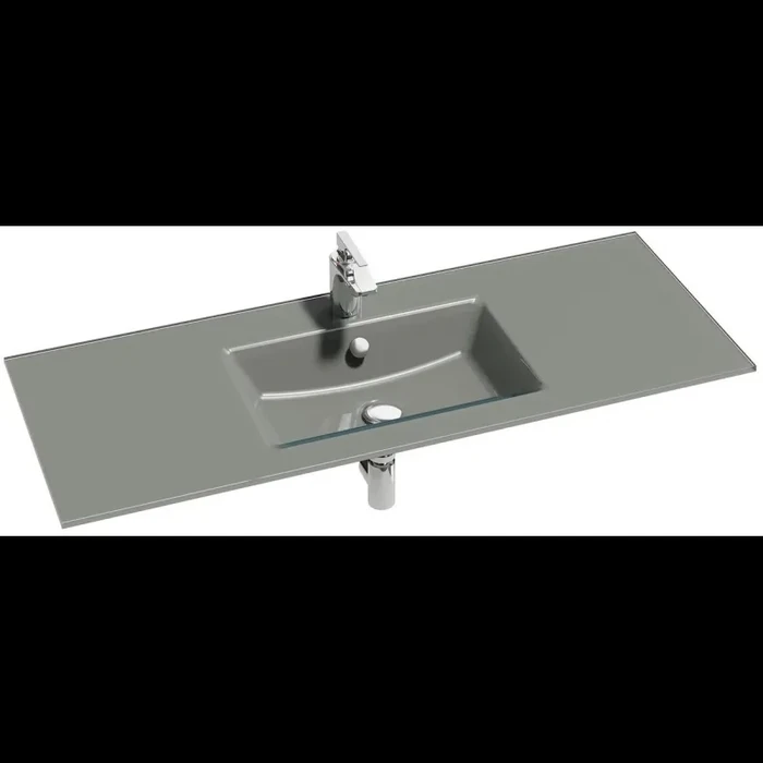Раковина-столешница стеклянная Jacob Delafon VOX EB2101-DD2, 120 х 46 см, серая глянцевая EB2101-DD2