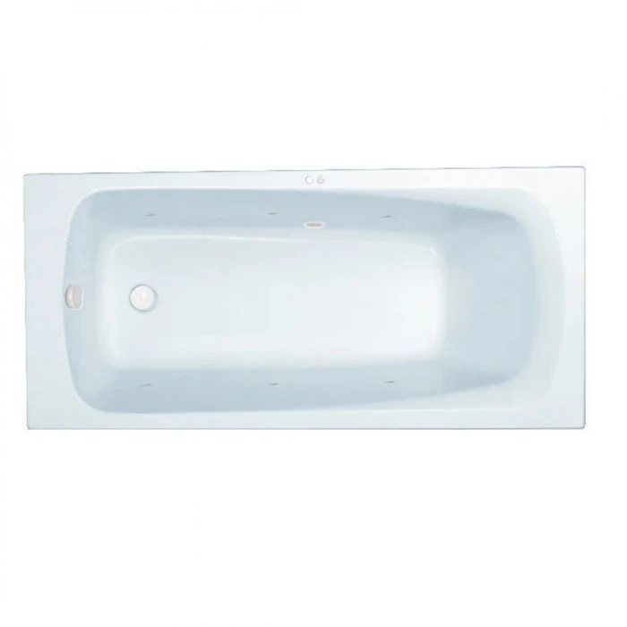 Гидромассажная акриловая ванна  Jacob Delafon Patio E6812RU-01 SOFT WH, 170 х 70 см, каркас в подарок, белая, форсунки белые E6812RU-01 SOFT WH