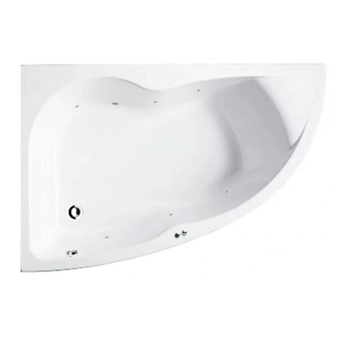 Гидромассажная акриловая ванна Jacob Delafon Micromega Duo Chromo E60220RU-00 SOFT CR, 170 х 105 см, правая, белая, форсунки хром E60220RU-00 SOFT CR