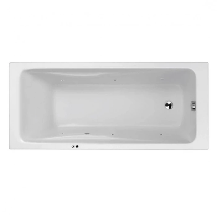 Гидромассажная акриловая ванна Jacob Delafon Odeon Up E6060RU-00 SOFT CR, 150 х 70 см, белая, форсунки хром E6060RU-00 SOFT CR