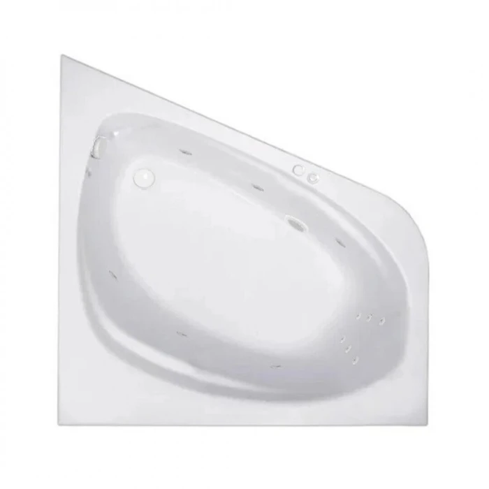 Гидромассажная акриловая ванна Jacob Delafon Odeon Up E6070RU-00 LINE WH, 140 х 140 см, белая, форсунки белые E6070RU-00 LINE WH