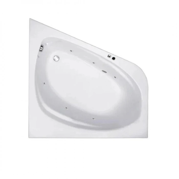 Гидромассажная акриловая ванна Jacob Delafon Odeon Up E6070RU-00 SOFT CR, 140 х 140 см, белая, форсунки хром E6070RU-00 SOFT CR