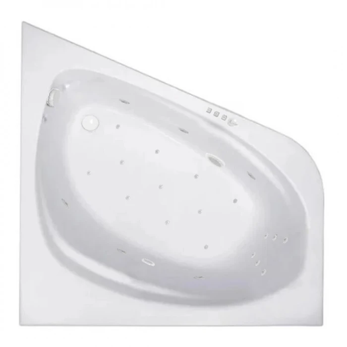 Гидромассажная акриловая ванна Jacob Delafon Odeon Up E6070RU-00 ULTRA WH, 140 х 140 см, белая, форсунки белые E6070RU-00 ULTRA WH