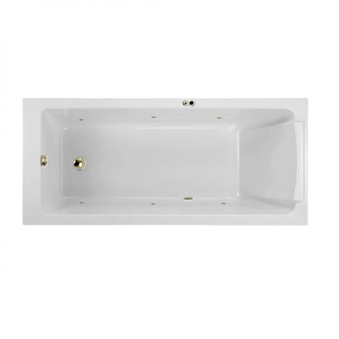 Гидромассажная акриловая ванна Jacob Delafon Sofa E6D300RU-00 SOFT BR, 150 x 70 см, белая, форсунки бронза E6D300RU-00 SOFT BR