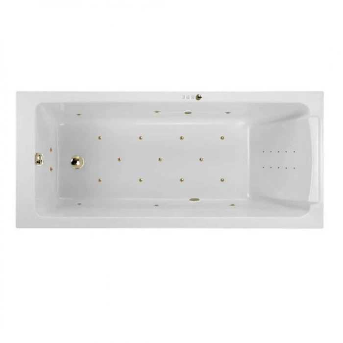 Гидромассажная акриловая ванна Jacob Delafon Sofa E6D300RU-00 ULTRA NANO BR, 150 x 70 см, белая, форсунки бронза E6D300RU-00 ULTRA NANO BR