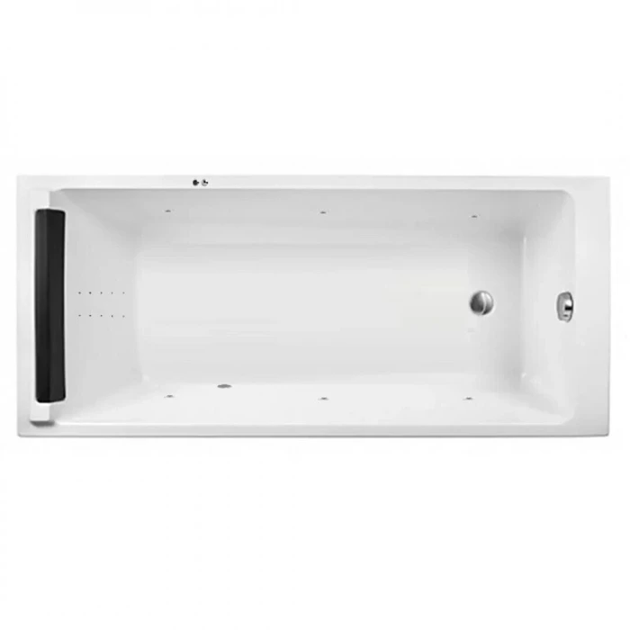 Гидромассажная акриловая ванна Jacob Delafon Spacio E6D161RU-00 LINE CR, 170 х 75 см, белая, форсунки хром E6D161RU-00 LINE CR