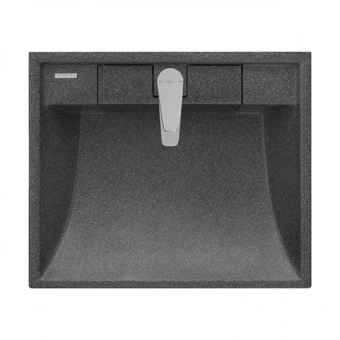 Раковина AQUATON Рейн 60 графит 1A72103KRW210 1A72103KRW210