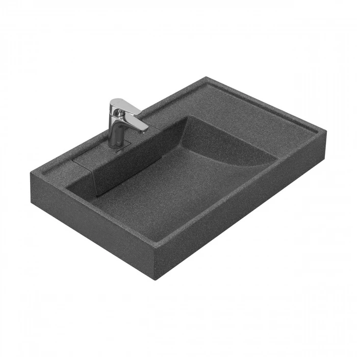 Раковина AQUATON Рейн 80 графит 1A72113KRW210 1A72113KRW210