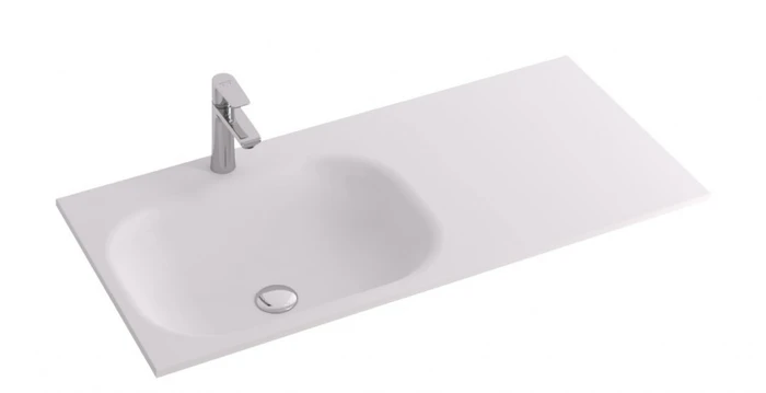 Раковина AQUATON Бланш 105 белая левая 1A742131B101L 1A742131B101L