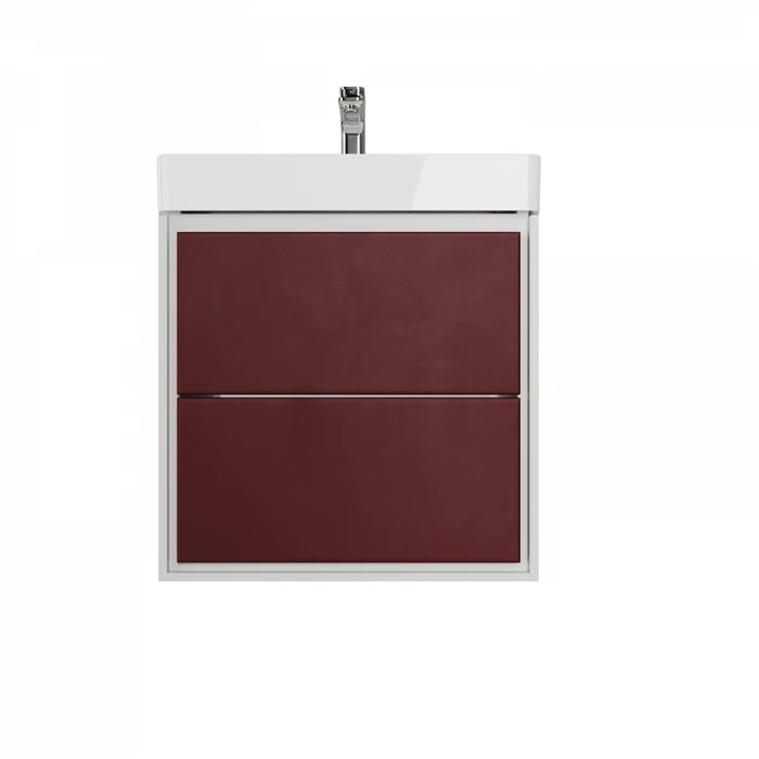 Фасад для тумбы в ванную 55см Watersense Carol цвет бургундия W02060 W02060