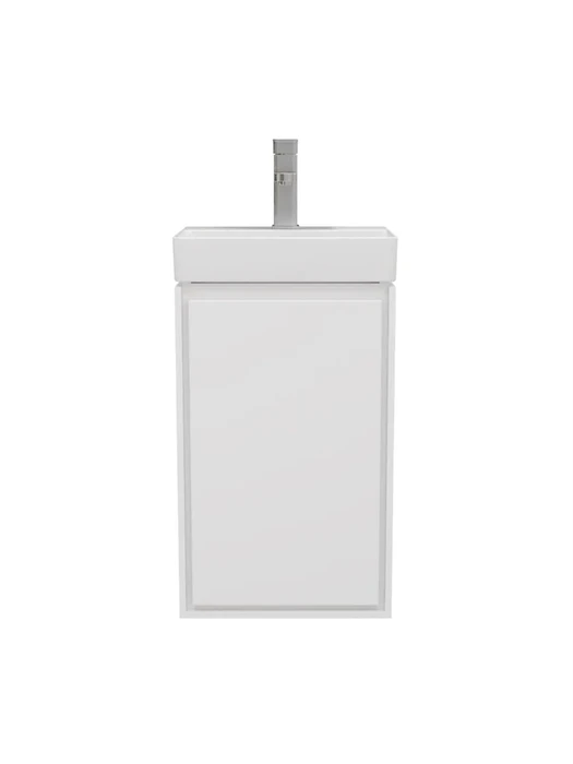 Тумба для ванной 40 см Watersense Carol без фасада белая W02082