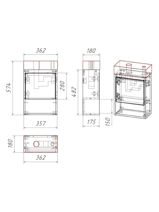Дверь ПВХ цвет белый волна для тумбы Watersense Mandy 37 W01972