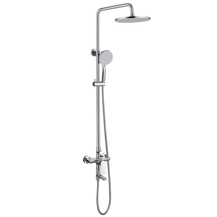 Душевая стойка ABBER Weiss Insel AF8016N с изливом, хром 7547 - фото 60998