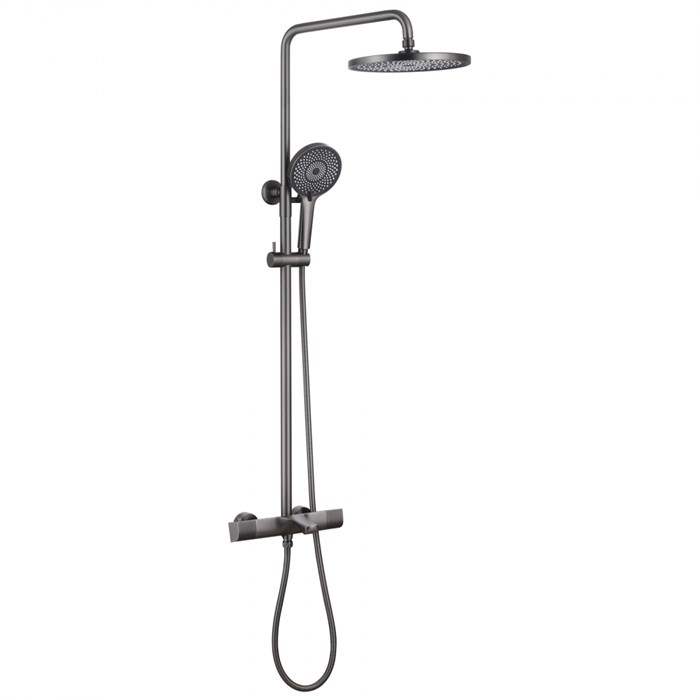 Душевая стойка ABBER Thermostat AF8516NGL с термостатом и изливом, никель 7698 - фото 61391