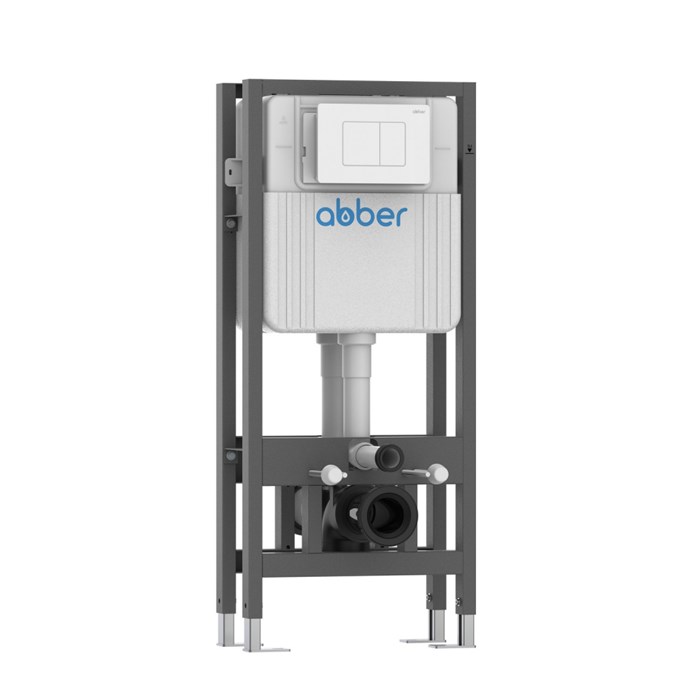 Инсталляция двойная самонесущая ABBER AC0106 для двух подвесных унитазов 7932 - фото 61452