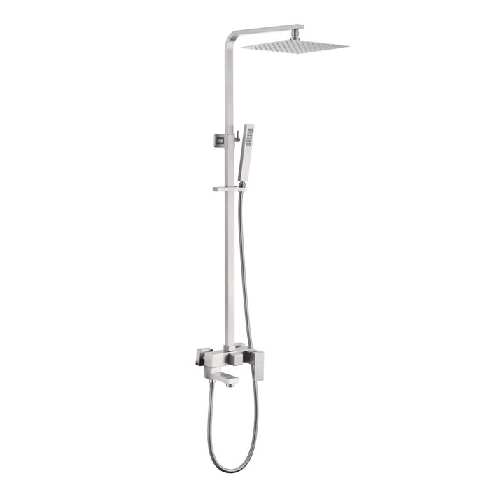 Душевая стойка ABBER Daheim AF8216SPL с изливом, сатин 7988 - фото 62032