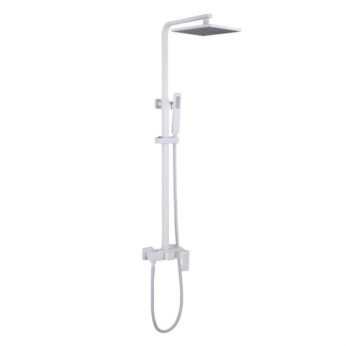 Душевая стойка ABBER Daheim AF8220WL без излива, белая матовая 7990 - фото 62039