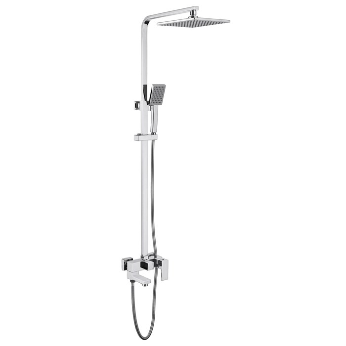 Душевая стойка ABBER Daheim AF8216L с изливом, хром 8013 - фото 62094