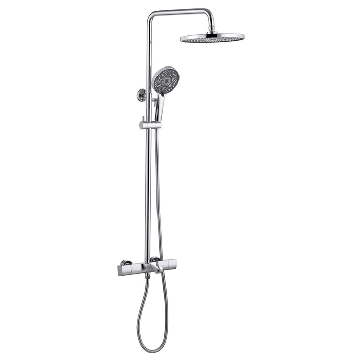 Душевая стойка ABBER Thermostat AF8516L с термостатом и изливом, хром 8164 - фото 62401