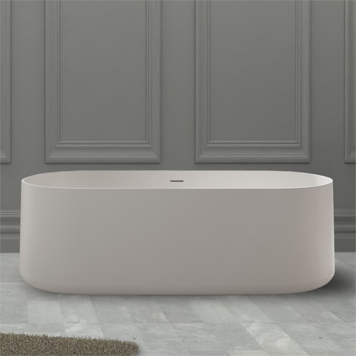 Ванна из искусственного камня ABBER Stein AS9607 белая матовая AS9607