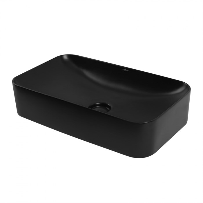 Раковина накладная ABBER Rechteck AC2204MB черная матовая AC2204MB - фото 73528