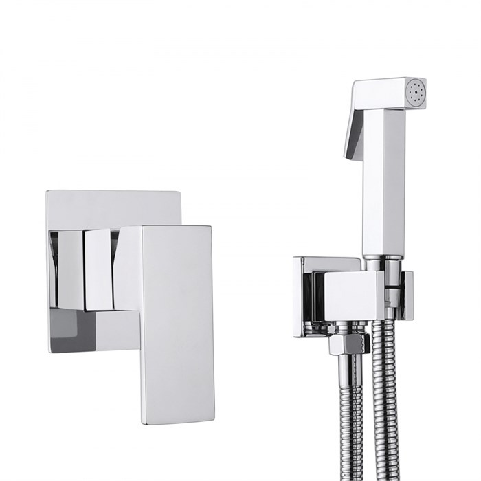 Смеситель ABBER Daheim AF8225 с гигиеническим душем, хром AF8225 - фото 74590