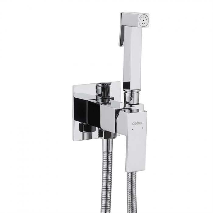 Смеситель ABBER Daheim AF8226 с гигиеническим душем, хром AF8226 - фото 74599